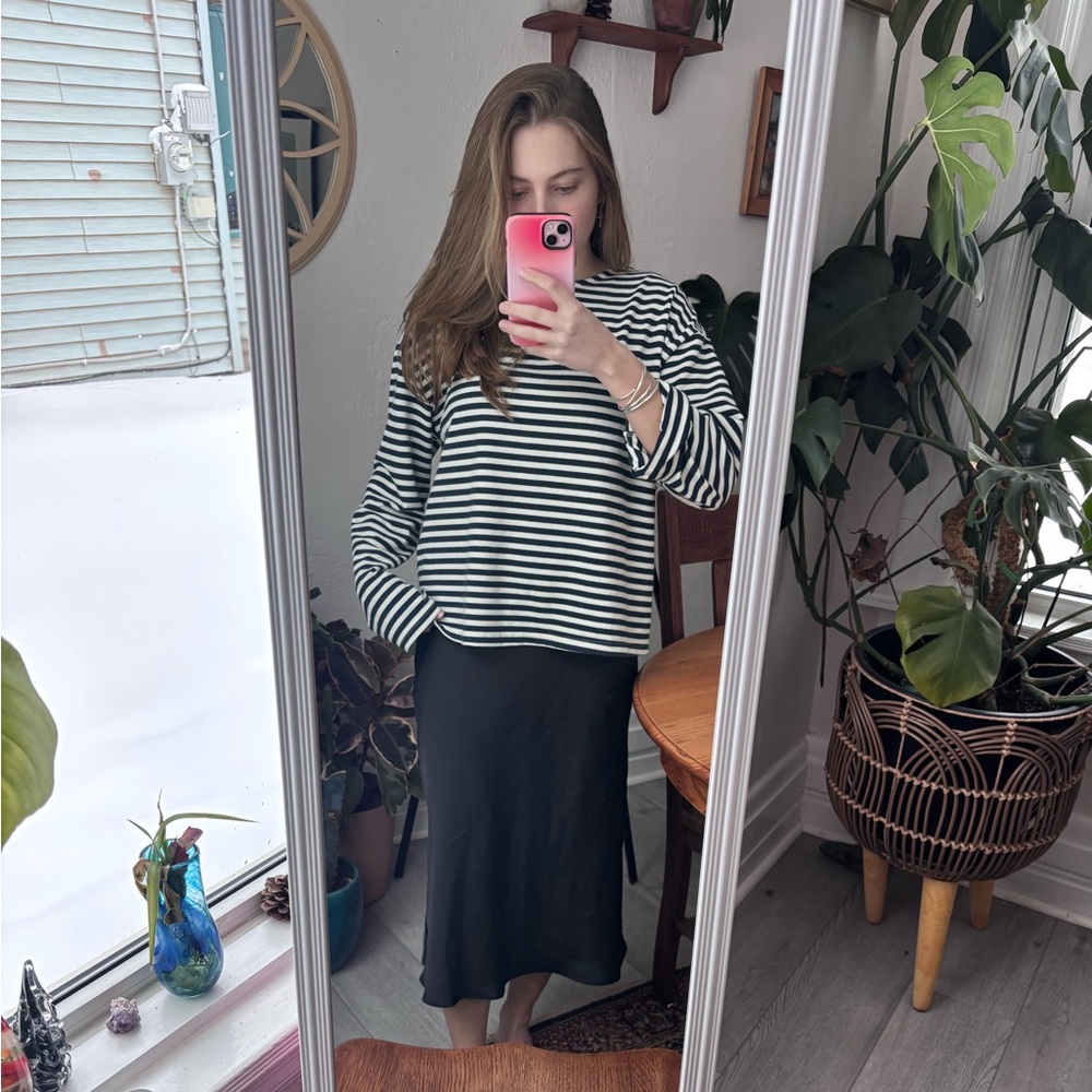 Nine West Midi Silky Skirt